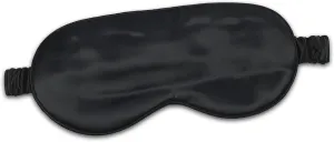 CELESTIAL SILK 100% Silk Sleep Mask for Women with Silk Covered Elastic Strap, Eye Mask for Sleeping (One Size, Black)
