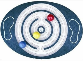 Challenge & Fun Wooden Labyrinth Balance Board Jr.