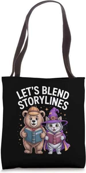 Charming Genre Blend Characters Tote Bag