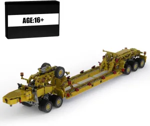 City Heavy Cargo Transport Building Kit, 2407PCS Pallet Car Model with Suspension Assembly Toy Sets, Creative MOC Building Blocks for Kids Adults