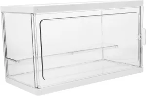 Clear Display Box High Transparent Case for Small Action Figures and Dolls Organize and Showcase Collectibles with Full Protection for Countertop Display