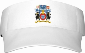 Coat of Arms of Azores Islands Adult Sun Visor Cap - UV Protection, Breathable, Adjustable, Sports & Outdoor Hat Black