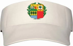 Coat of Arms of Basque Adult Sun Visor Cap - UV Protection, Breathable, Adjustable, Sports & Outdoor Hat Black