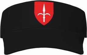 Coat of Arms of Trieste Adult Sun Visor Cap - UV Protection, Breathable, Adjustable, Sports & Outdoor Hat Black