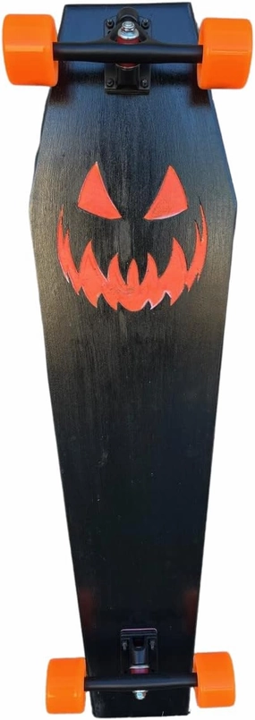 Coffin Midnight Jack-O Skateboard | Longboard | 42x12 | Coffin Croozer