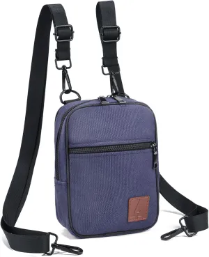 Convertible Crossbody Bag for Men/Women,Adjustable Waist/Shoulder/Backpack with 2/3 Strap,Everyday Essentials Carrier