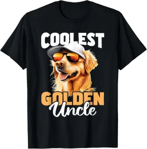 Coolest Golden Uncle - Dog Lover Pet Trainer Canine T-Shirt