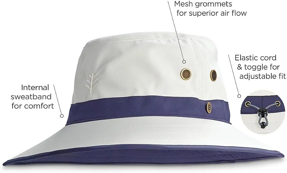 Coolibar UPF 50  Men's Women's Matchplay Golf Hat - Sun Protective