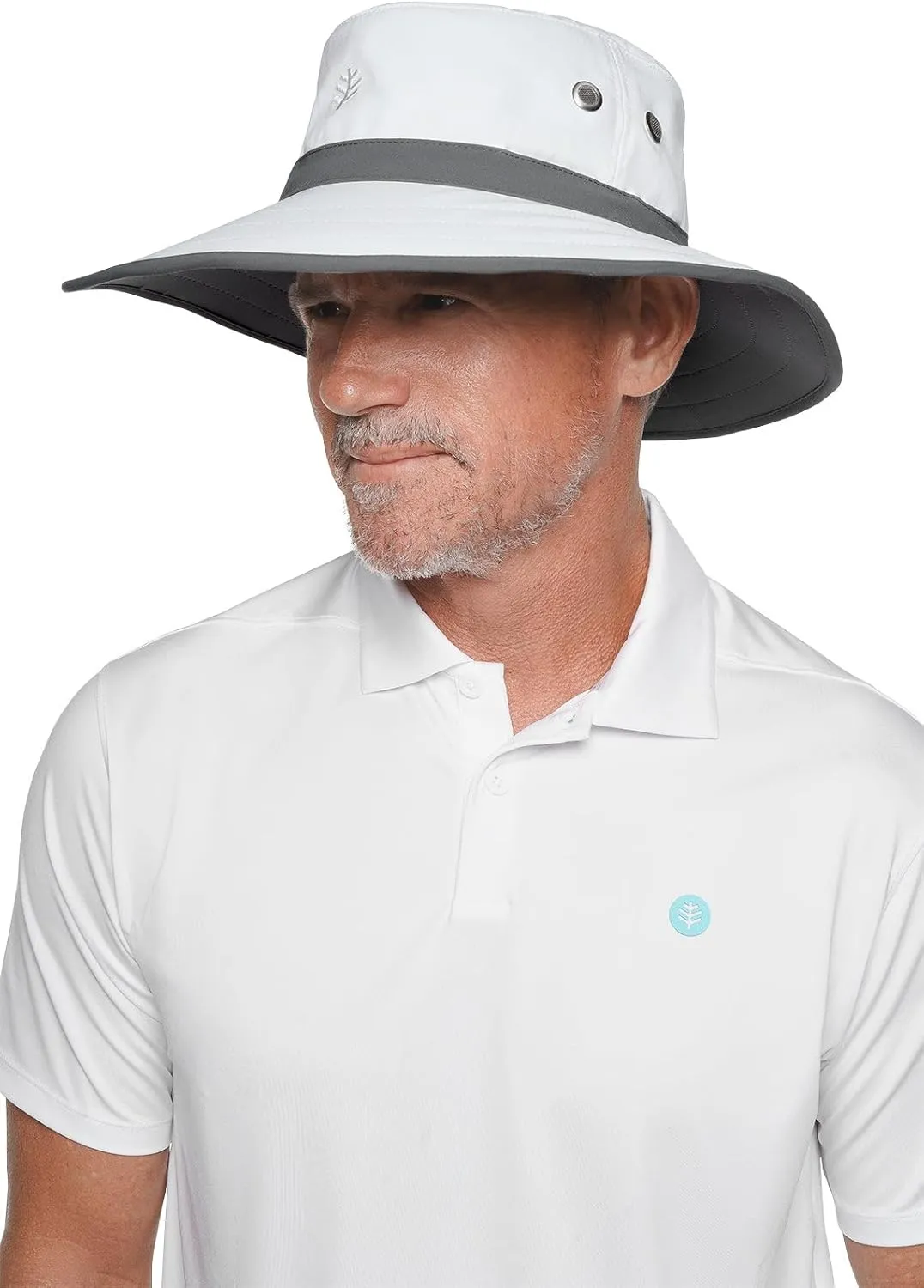 Coolibar UPF 50  Men's Women's Matchplay Golf Hat - Sun Protective