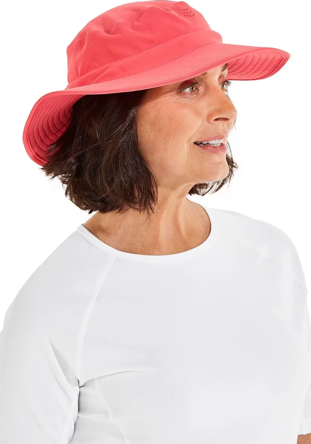 Coolibar UPF 50  Women's Brighton Chlorine Resistant Bucket Hat - Sun Protective