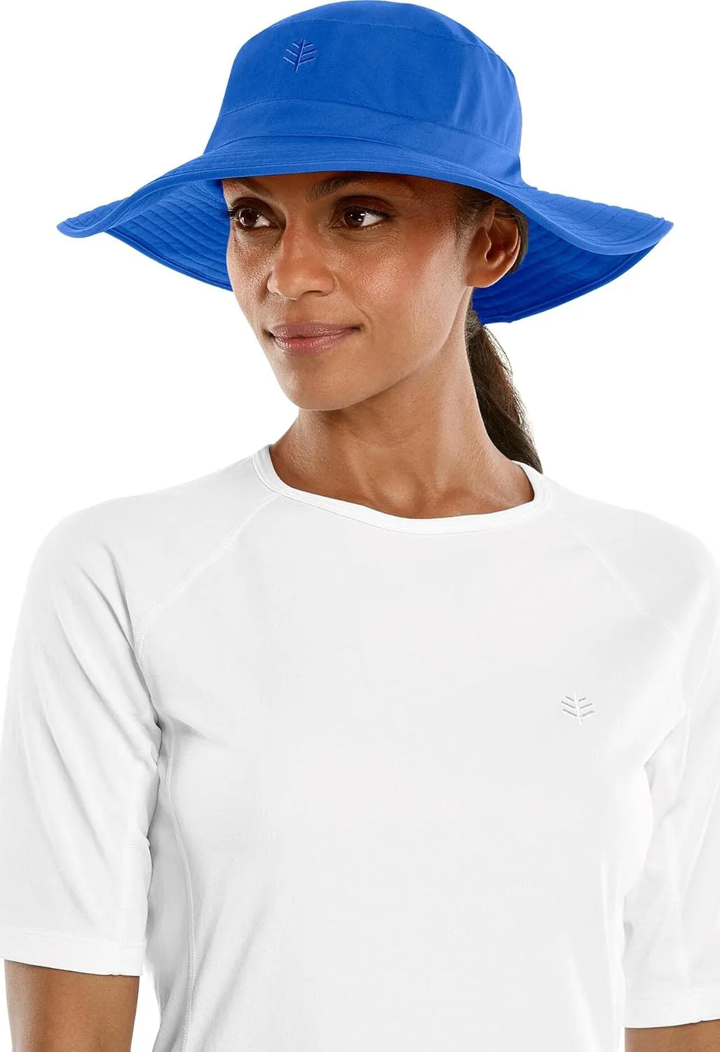 Coolibar UPF 50  Women's Brighton Chlorine Resistant Bucket Hat - Sun Protective