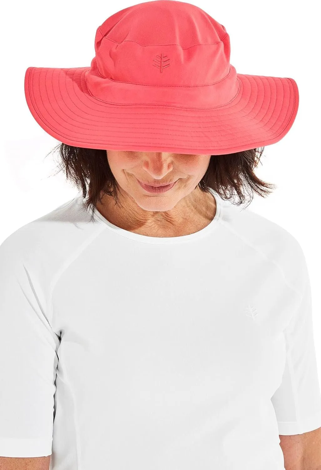 Coolibar UPF 50  Women's Brighton Chlorine Resistant Bucket Hat - Sun Protective
