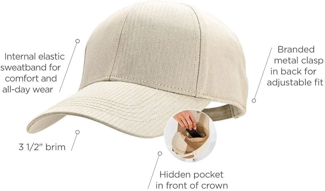 Coolibar UPF 50  Zayne Cotton Ball Cap - Sun Protective