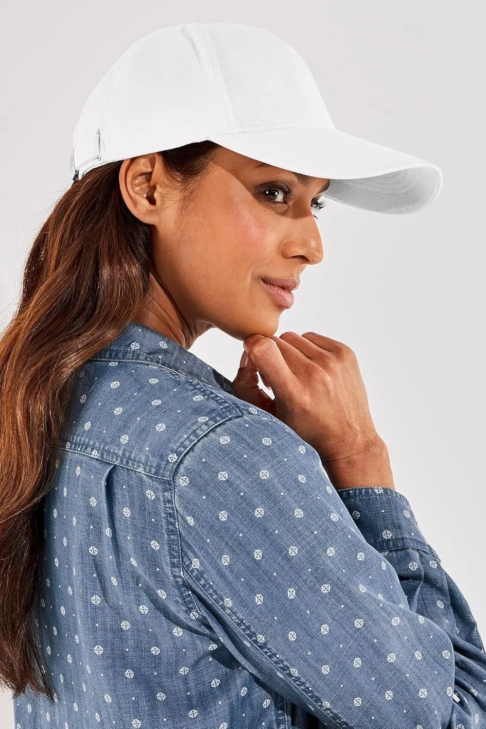 Coolibar UPF 50  Zayne Cotton Ball Cap - Sun Protective