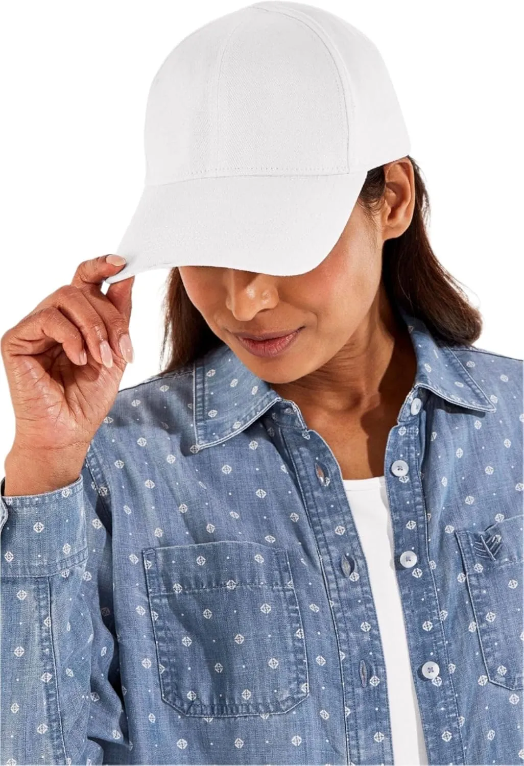 Coolibar UPF 50  Zayne Cotton Ball Cap - Sun Protective