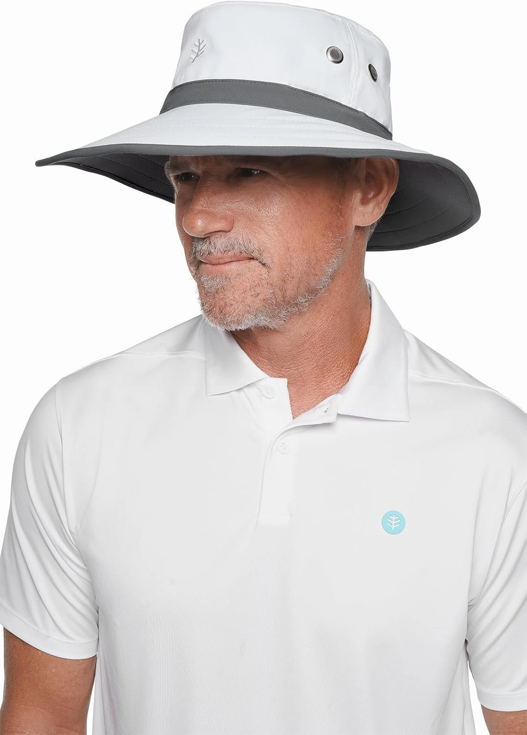 Coolibar UPF 50  Men's Women's Matchplay Golf Hat - Sun Protective