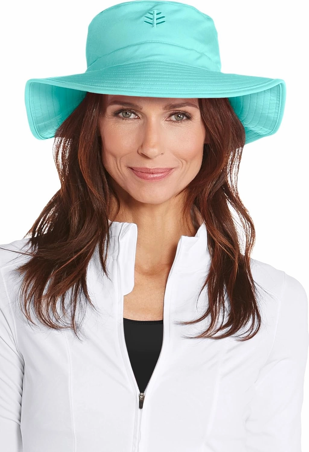Coolibar UPF 50  Women's Brighton Chlorine Resistant Bucket Hat - Sun Protective