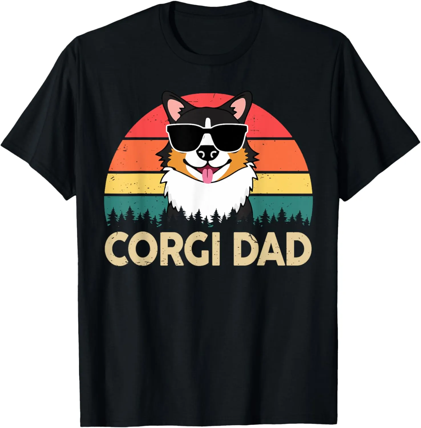 Corgi Dad T-Shirt