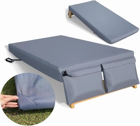 Cornhole Board Covers,Cornhole Covers, Set of 2, for 4' x 2' Boards, Cornhole Accessories Made of 600D Heavy Duty Material with Pockets for Storing Bean Bags,Waterproof & UV Resistant, Grey