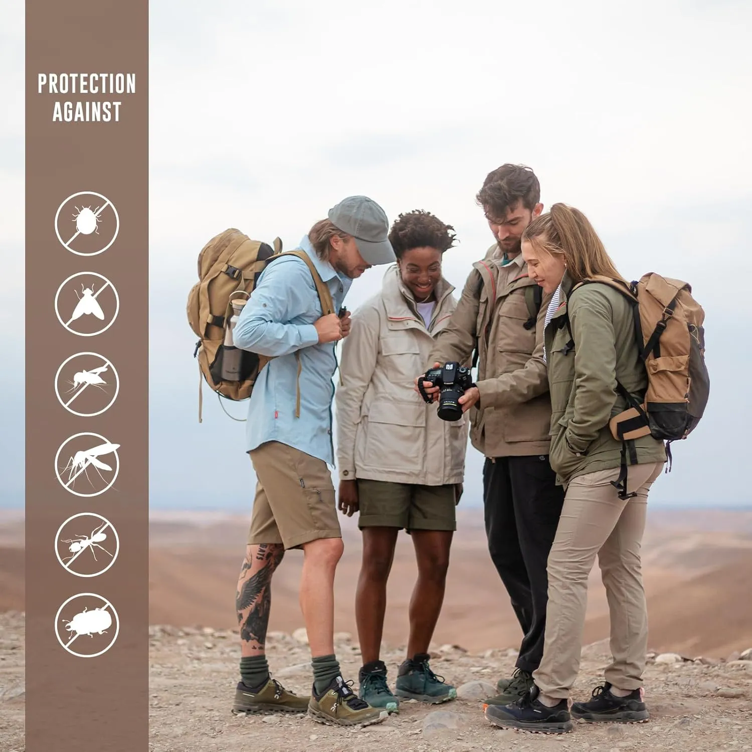 Craghoppers Mens Insect Shield Long Sleeve Pro Shirt V for Travel, Hiking and Outdoors
