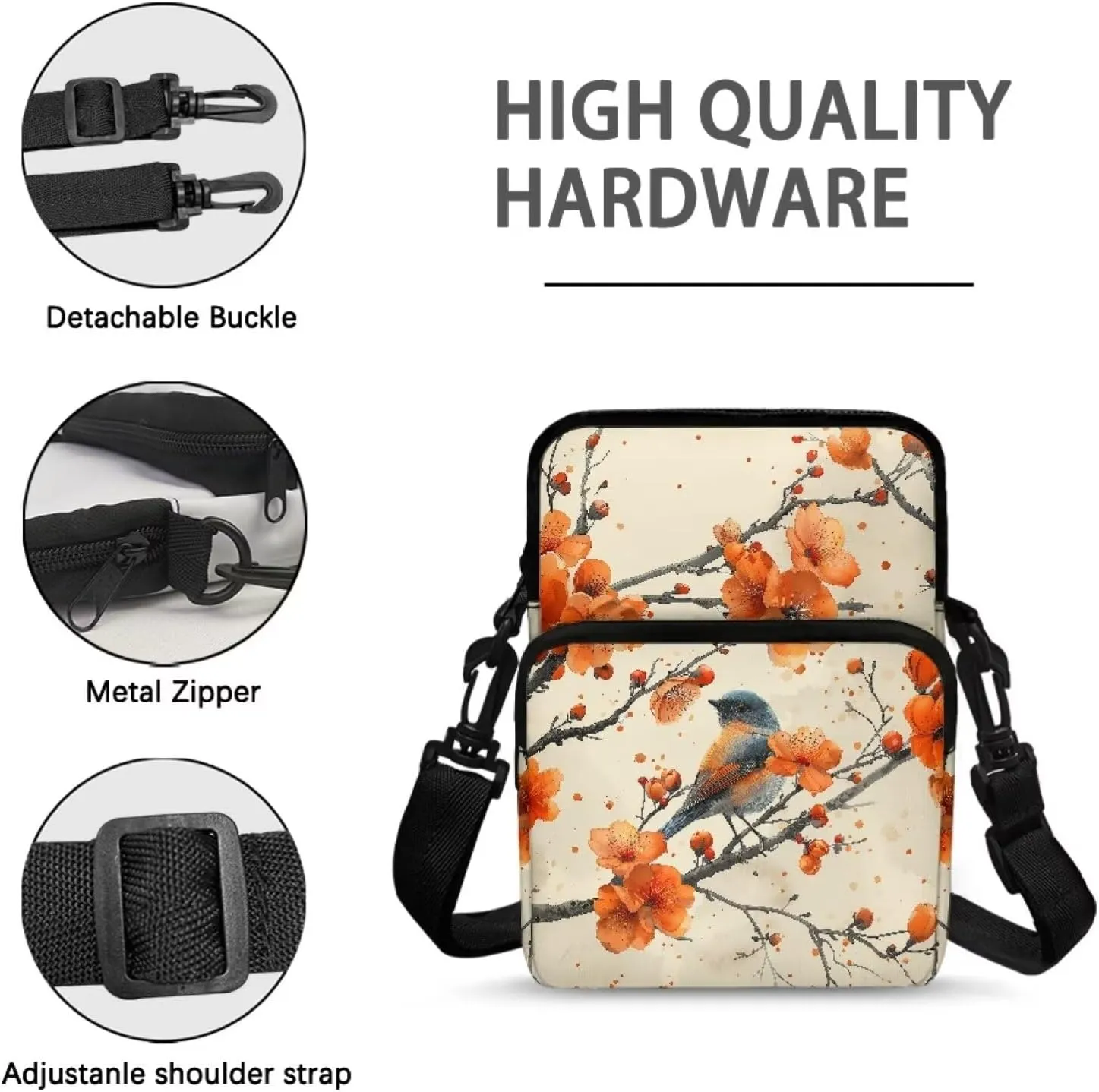 Crossbody Bag Shoulder Bags Purses Cell Phone Case Waist Pouch for Women Girls Boys