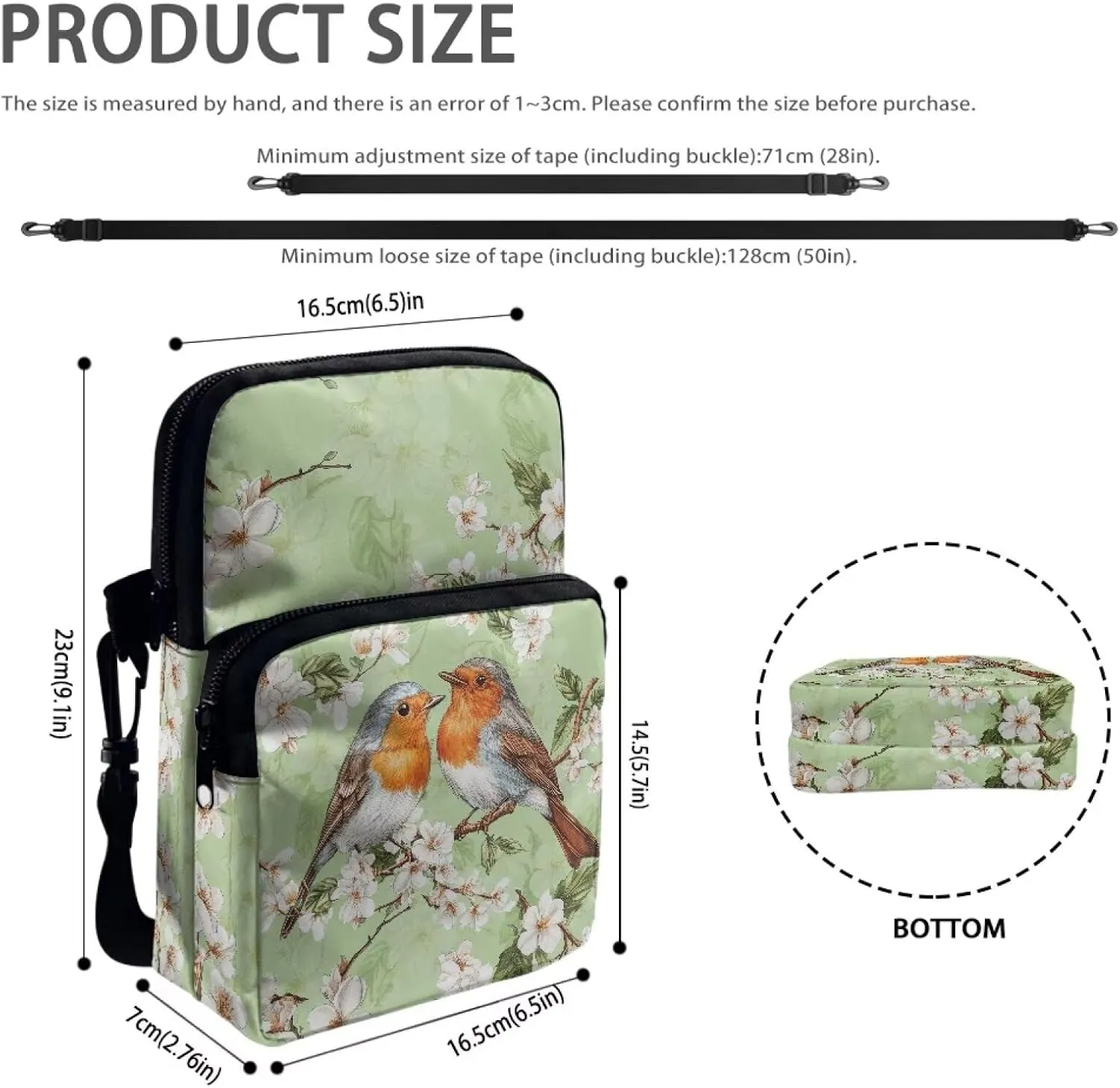 Crossbody Bag Shoulder Bags Purses Cell Phone Case Waist Pouch for Women Girls Boys