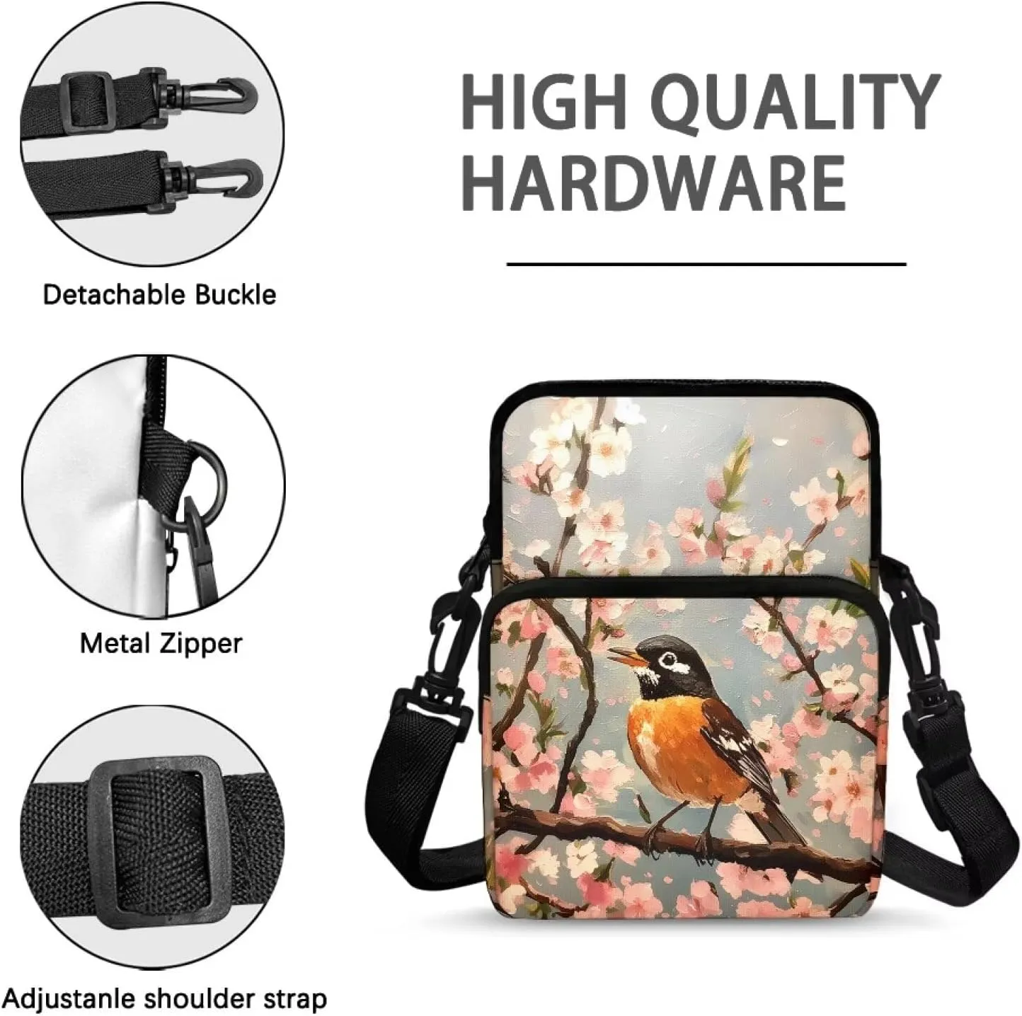 Crossbody Bag Shoulder Bags Purses Cell Phone Case Waist Pouch for Women Girls Boys