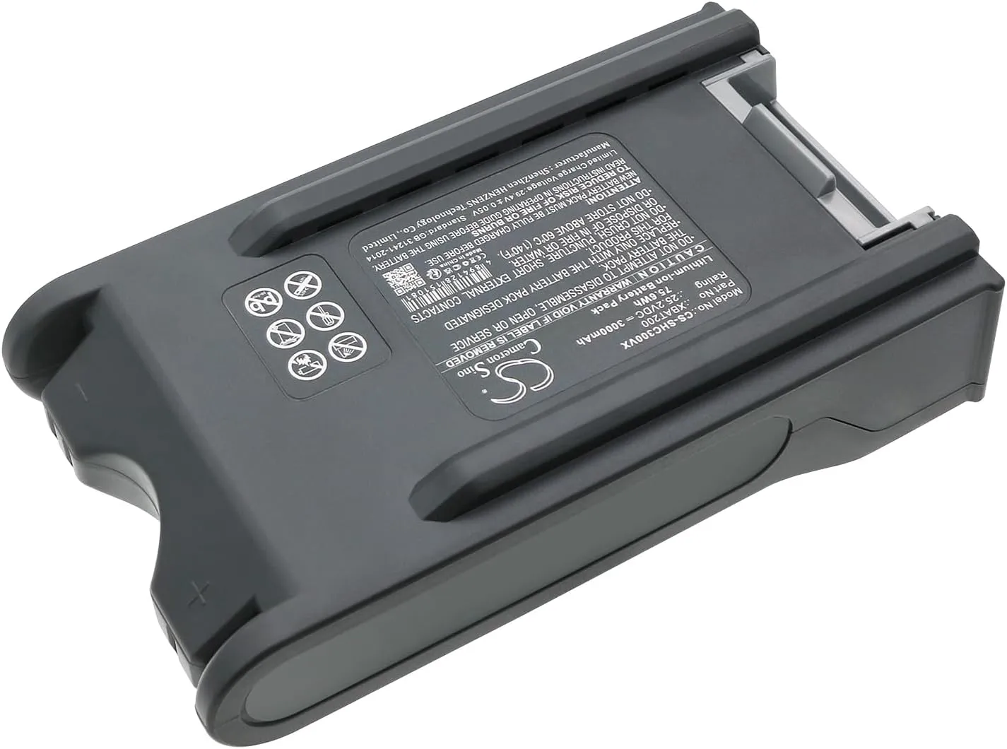 CS Cameron Sino New Replacement Battery for F30, IC200C, IC200W, IC205, IC205CCO, IF130, IF130UKTH, IF142, IF200, IF200 Cordless Vacuum Cleaner, (3000mAh) XBAT200, XBAT200EU