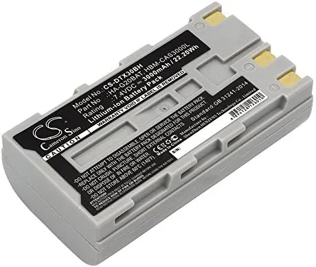 CS CF Replacement Battery for DT-X30, DT-X30G, DT-X30GR-30C, IT-9000(3000mAh / 22.20Wh) FJ50L1-G, HA-G20BAT, HBM-CAS3000L