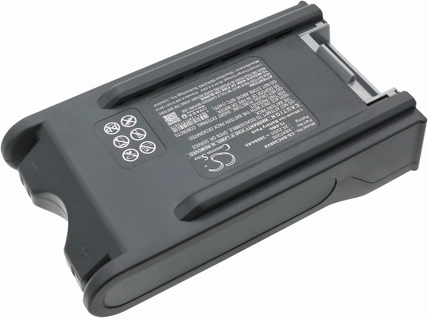 CS Cameron Sino New Replacement Battery for F30, IC200C, IC200W, IC205, IC205CCO, IF130, IF130UKTH, IF142, IF200, IF200 Cordless Vacuum Cleaner, (3000mAh) XBAT200, XBAT200EU