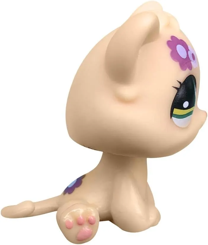 Custom-Made Baby Kitty Pet Shop Toy Short Hair Cat Mini Bobble Head Animal Figure 1 Inch Kitten