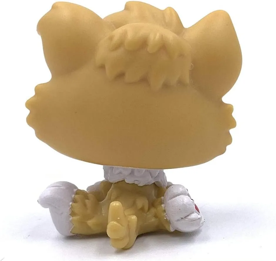 Custom-Made Baby Pet Shop Toy Collie Puppy Mini Bobble Head Dog Animal Figure 1 Inch