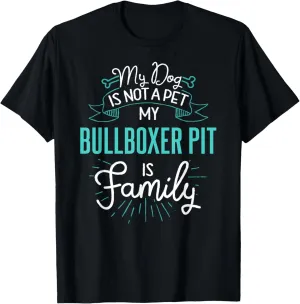 Cute Bullboxer Pit Design Family Dog Giftn T-Shirt
