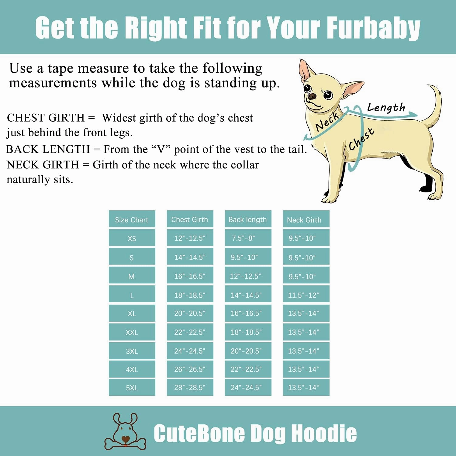 CuteBone Dog Hoodie for Small Dogs, Soft & Cozy Pet Sweatshirt, Lightweight Puppy Clothes with Hood, Comfortable & Easy to Wear, Ideal for Chilly Weather, Stylish Dog Outfit DH01S