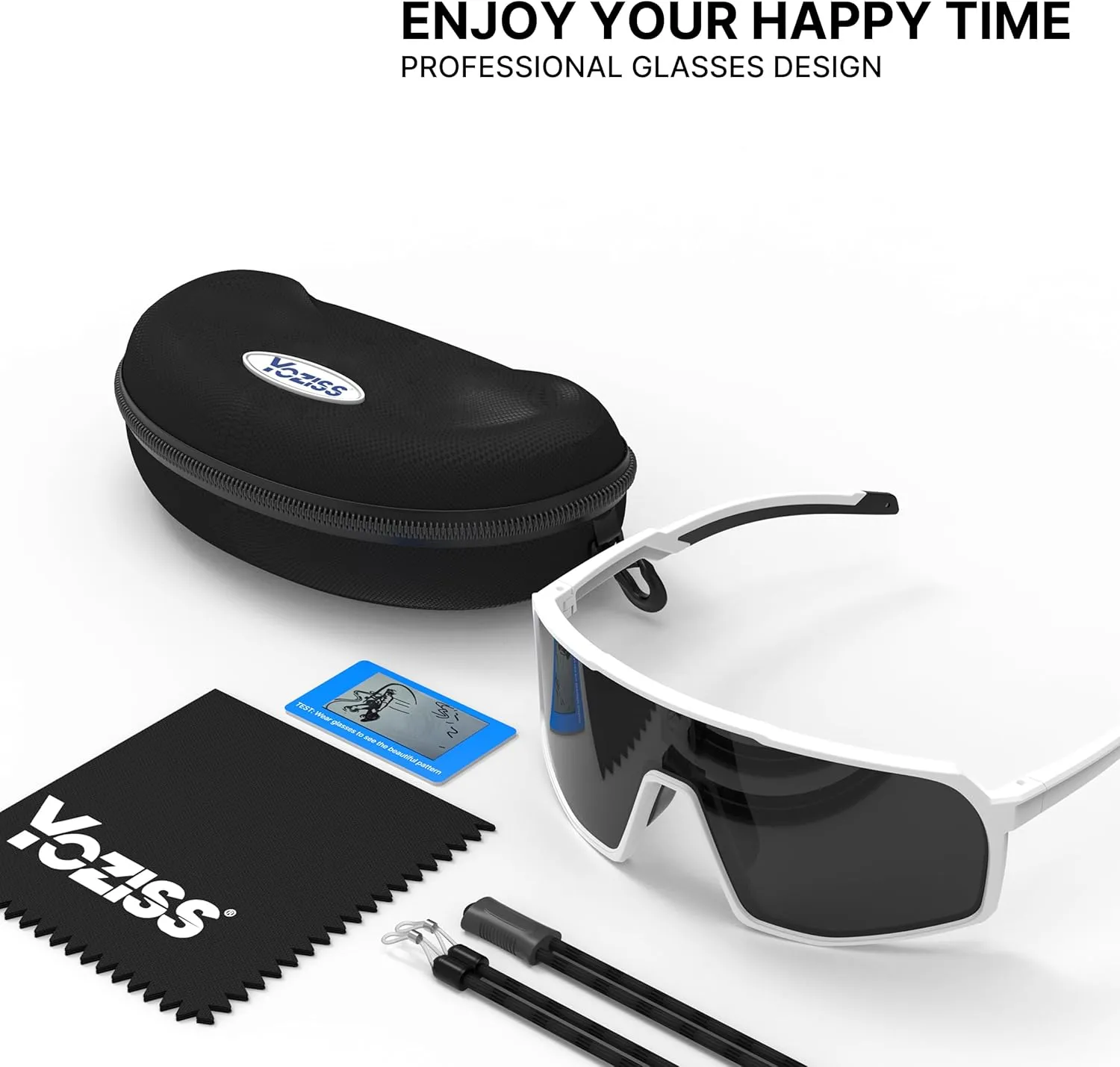 Cycling Glasses Polarized Sports Sunglasses for Men Women Youth Baseball Running Driving Golf