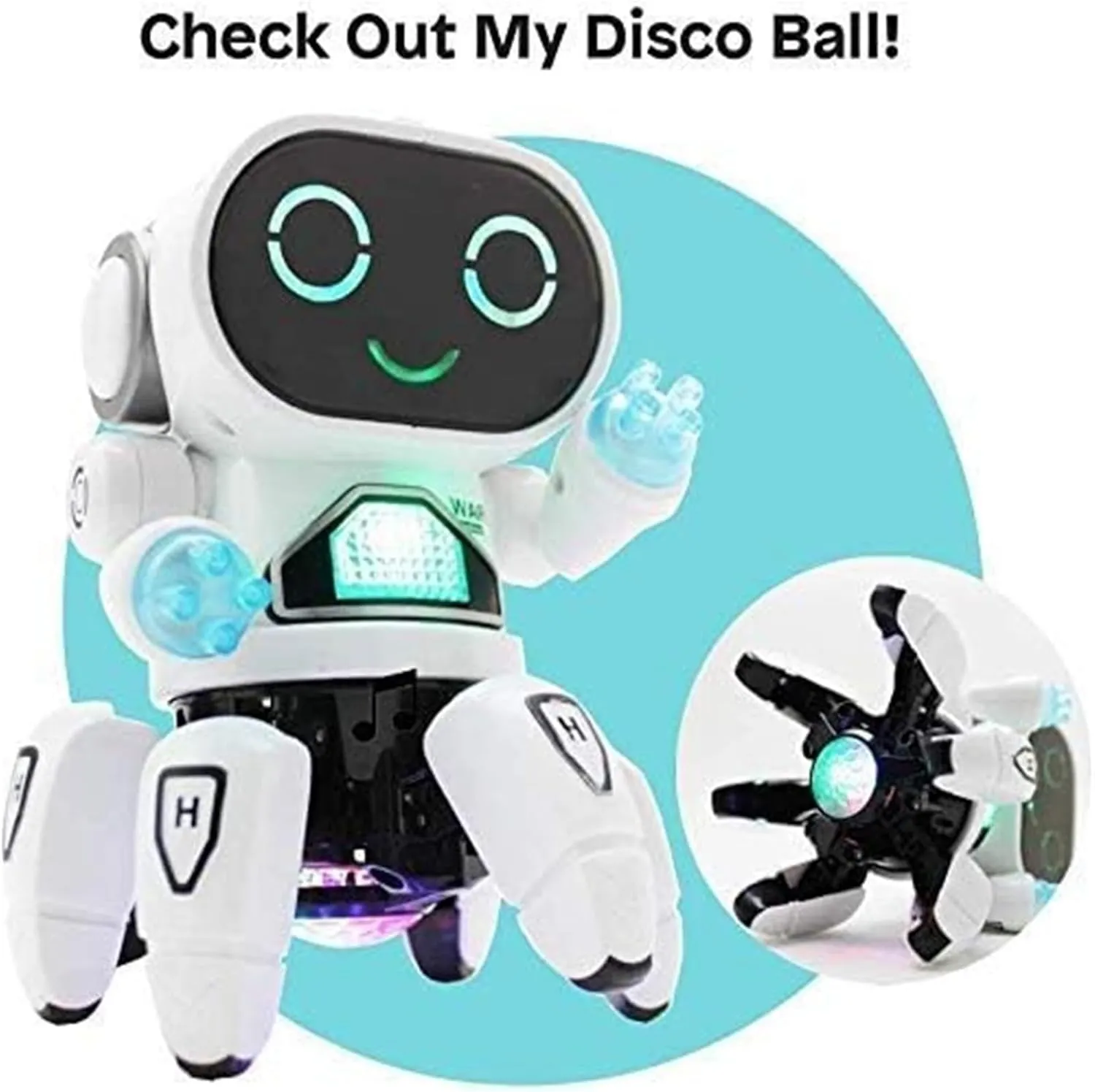 Dancing Robot Music Light Dancing Electric Walking Singing All Direction Movement Dancing Robot Walking Dancing Electronic Robot for Boys and Girls, Rechargeable, Pink Blue