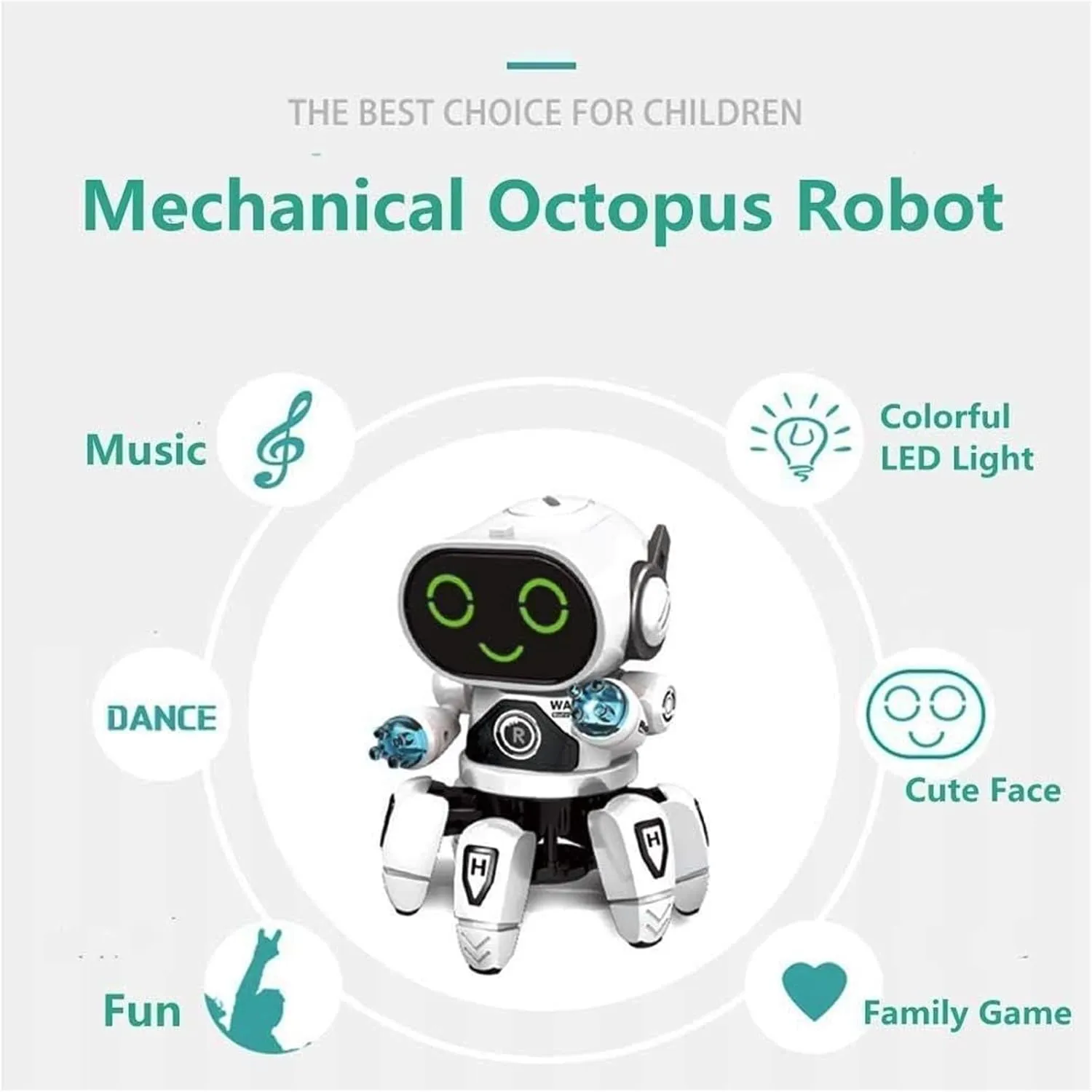 Dancing Robot Music Light Dancing Electric Walking Singing All Direction Movement Dancing Robot Walking Dancing Electronic Robot for Boys and Girls, Rechargeable, Pink Blue