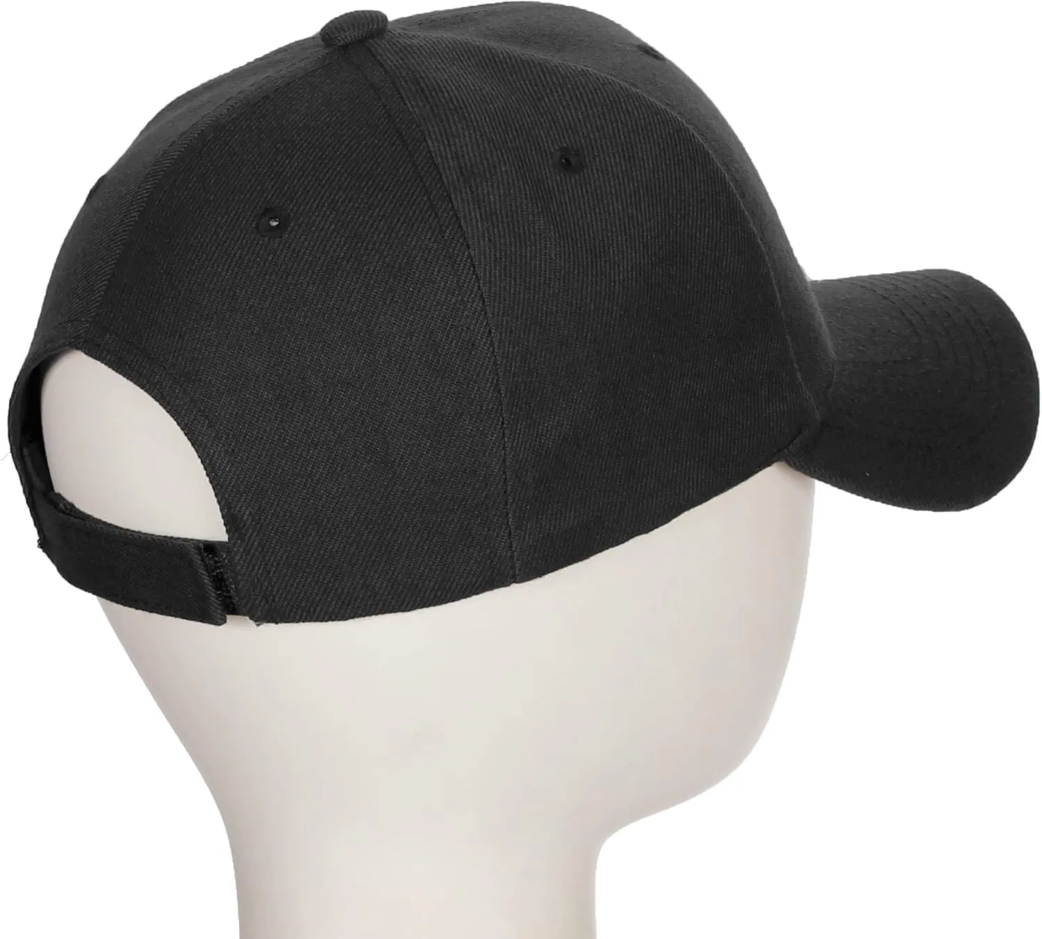 Daxton Structured Baseball Hat Cap Curved Visor Custom Gold Team Number