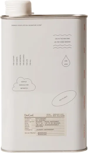 DedCool Liquid Laundry Dedtergent (05 Spring, 32 fl oz) Luxurious Fragrance, Scented, Removes Stains, Ideal for 60 Washes, Infused with Natural Essential Oils, Vegan, Non-Toxic, Cruelty & Dye Free