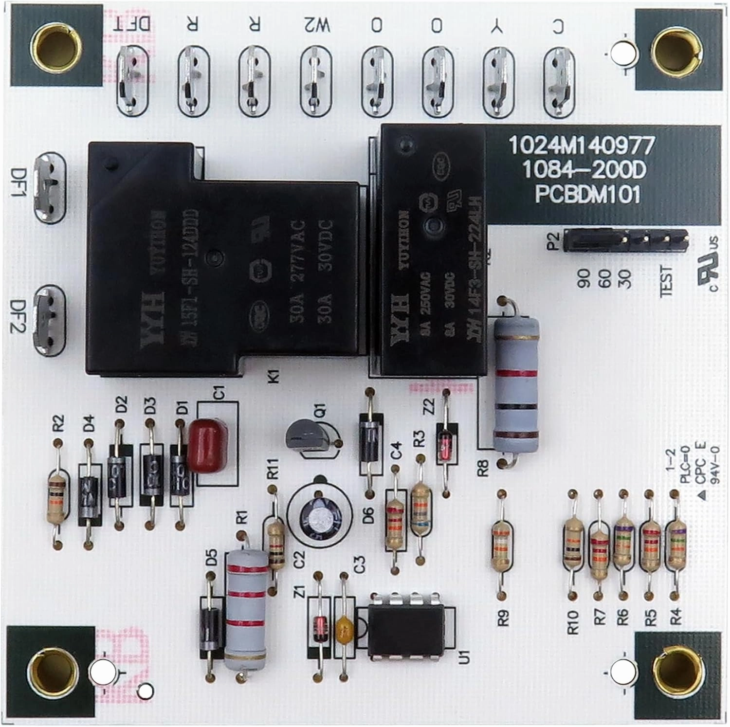 Defrost Control Board PCBDM101S Upgrade Replacement OEM Part HK32EA001 Defrost Control Board Compatible with Goodman Systems Reliable Defrost Control for Efficient Operation Durable Quality Components