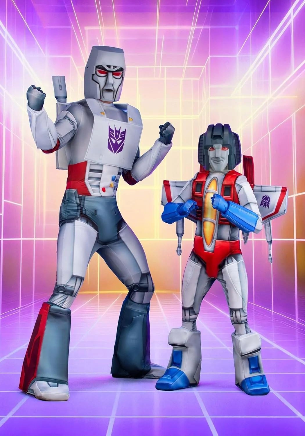 Deluxe Transformers Retro Optimus Prime Costume for Men - Officially Licensed Adult Transformers Cosplay Outfit