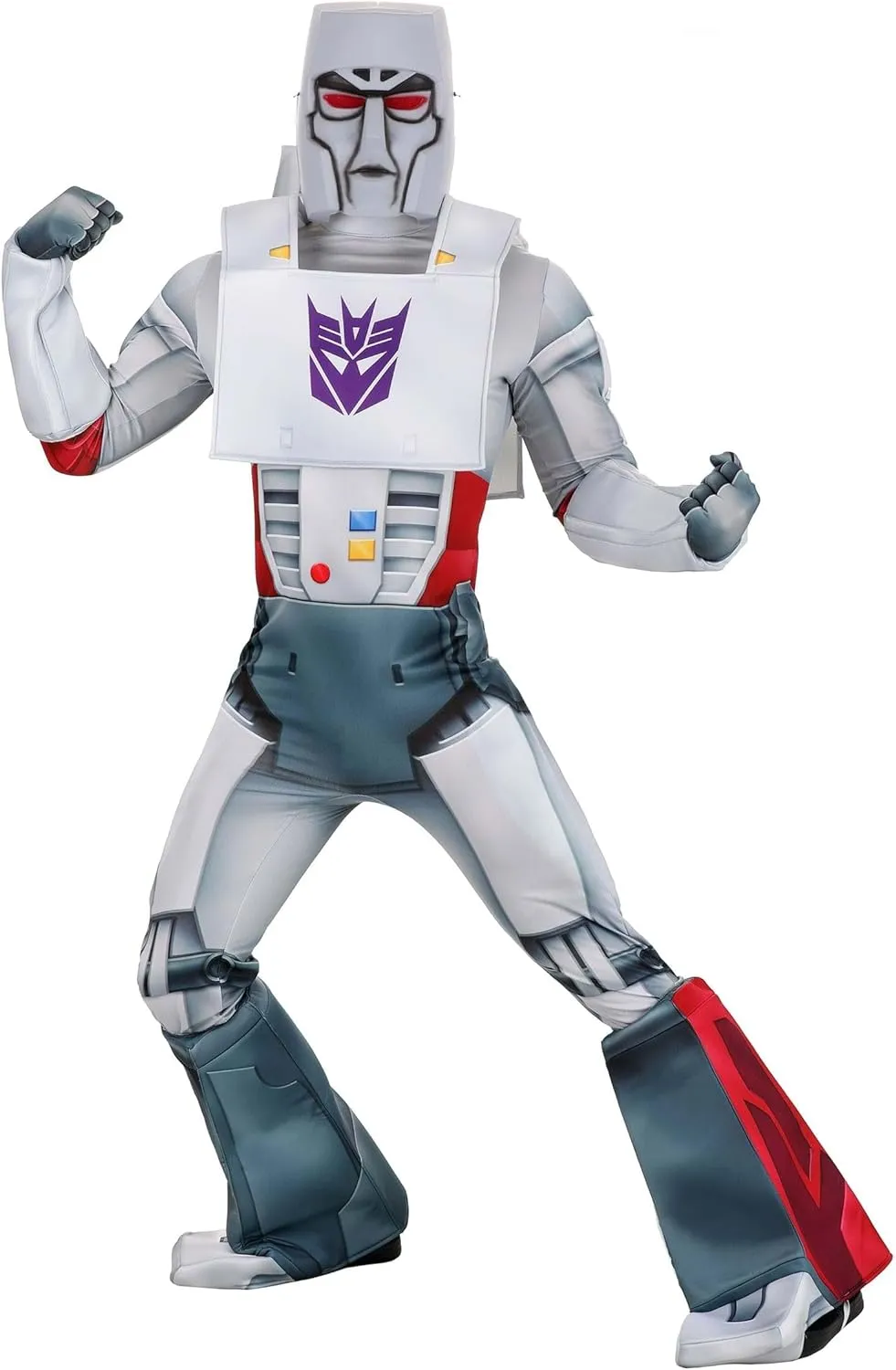 Deluxe Transformers Retro Optimus Prime Costume for Men - Officially Licensed Adult Transformers Cosplay Outfit