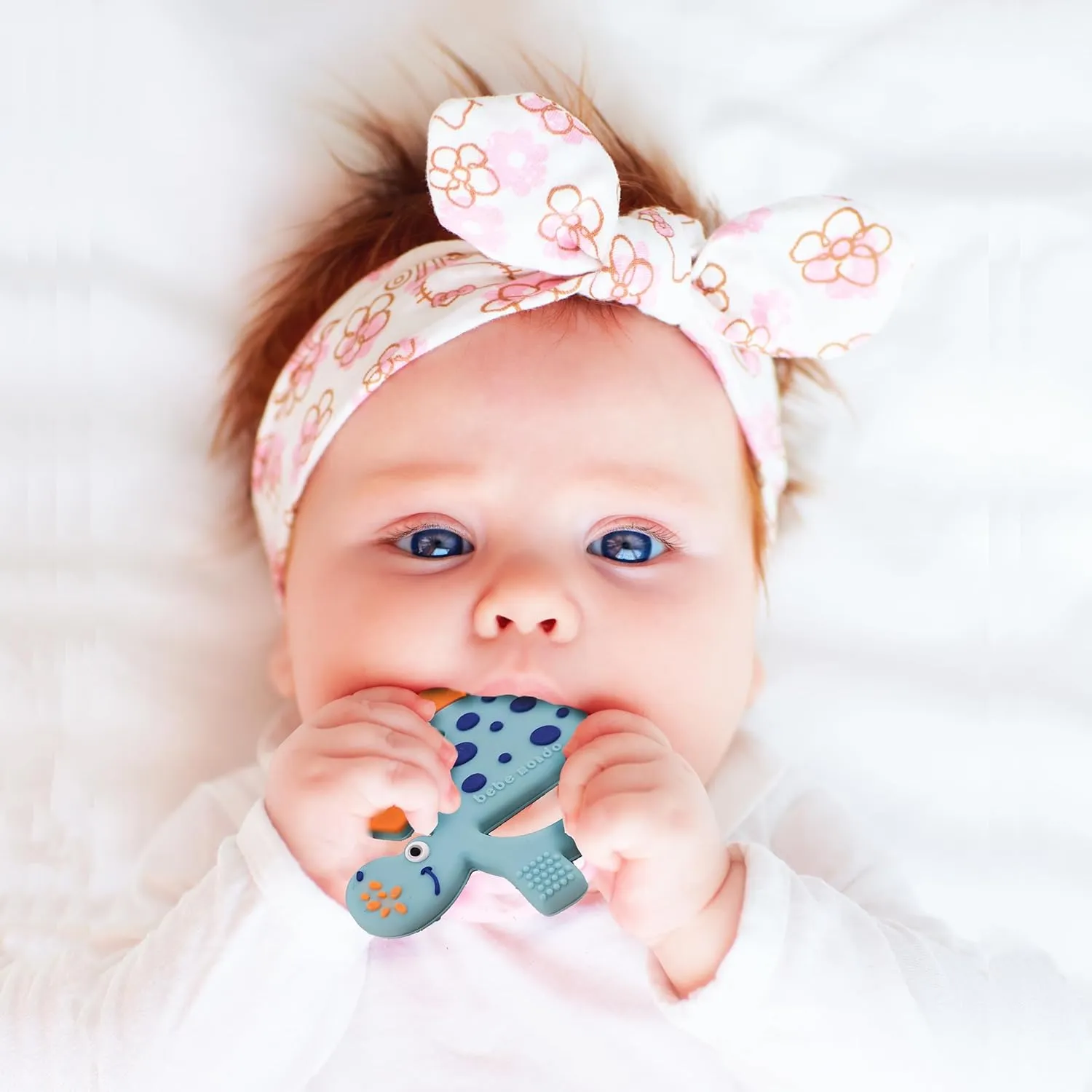 Dinosaur Teething Toys Baby Teether for Infant Baby Newborn 0-6 Months 6 to 12 18 Months and Up- Dino Teether Toy Freezer Safe & BPA Free, USA Patent Pending, 100% Food Grade Silicone-bebe mondo