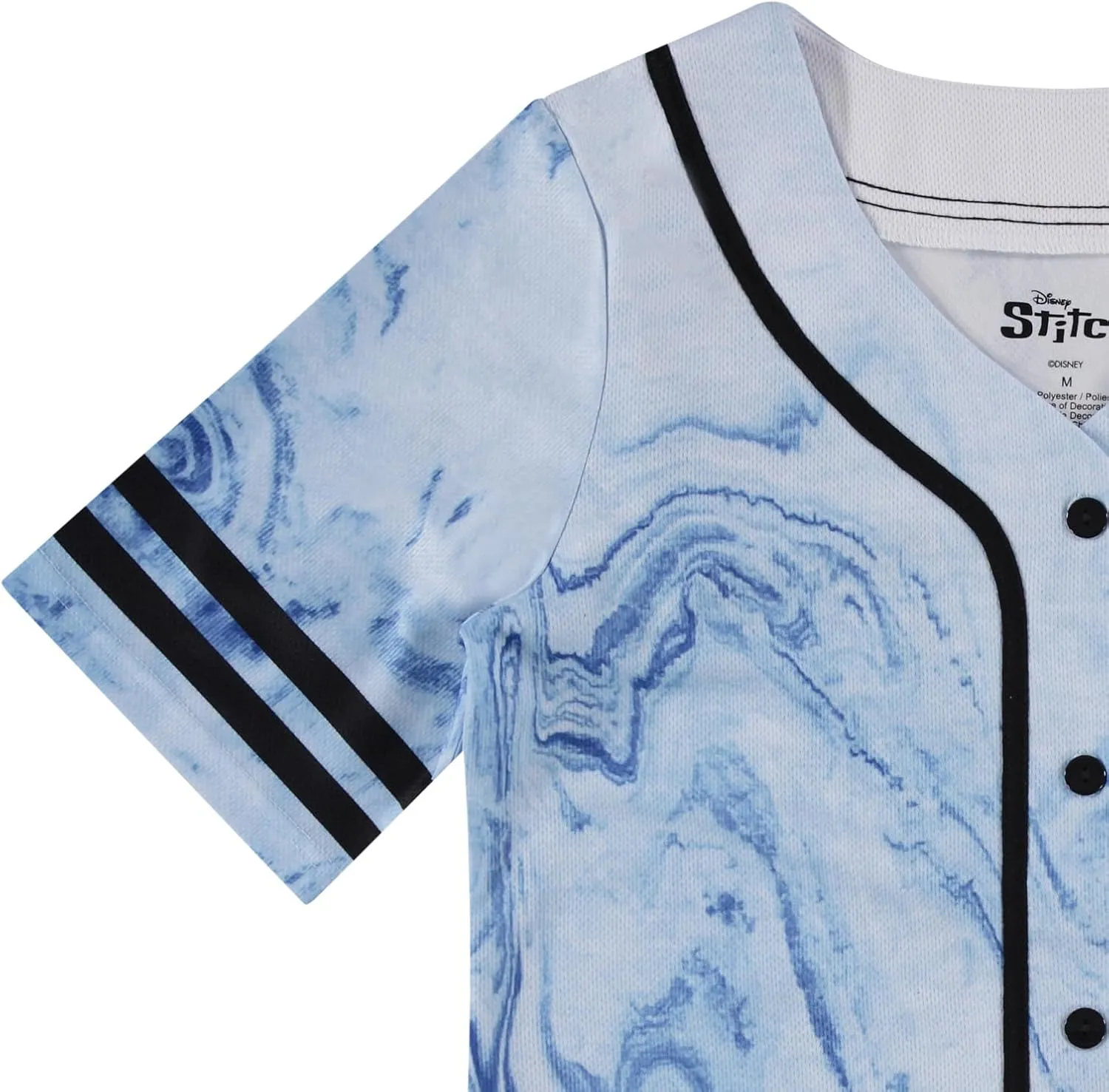 Disney Ladies Lilo and Stitch Shirt - Ladies Classic Lilo and Stitch Baseball Jersey Lilo and Stitch Mesh Jersey