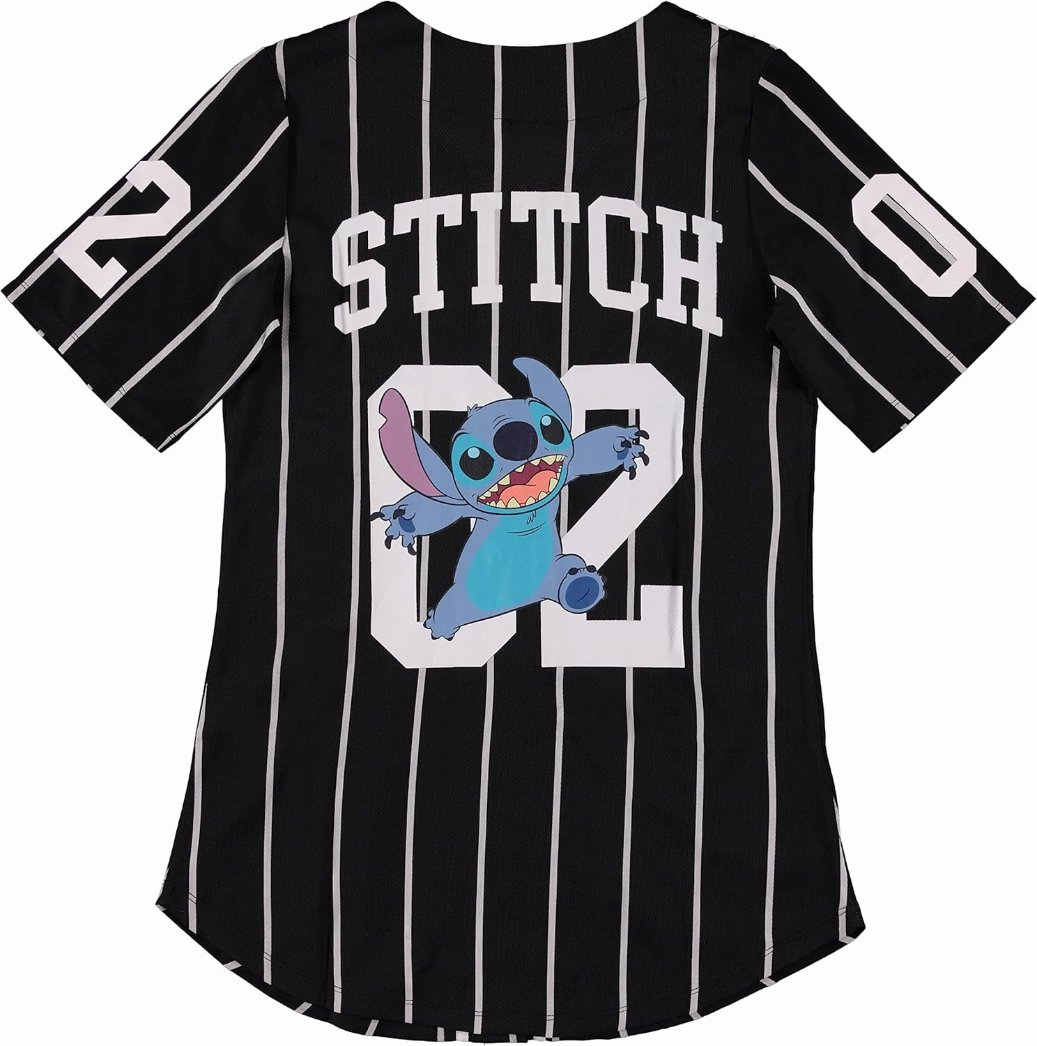 Disney Ladies Lilo and Stitch Shirt - Ladies Classic Lilo and Stitch Baseball Jersey Lilo and Stitch Mesh Jersey