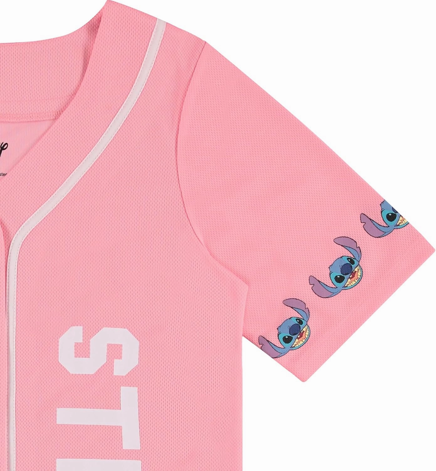 Disney Ladies Lilo and Stitch Shirt - Ladies Classic Lilo and Stitch Baseball Jersey Lilo and Stitch Mesh Jersey