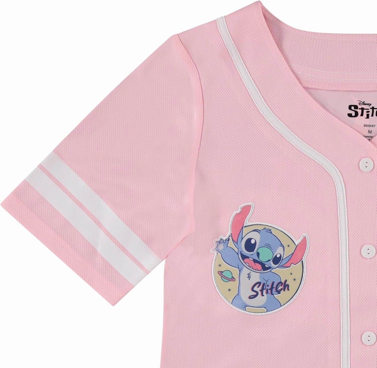 Disney Ladies Lilo and Stitch Shirt - Ladies Classic Lilo and Stitch Baseball Jersey Lilo and Stitch Mesh Jersey