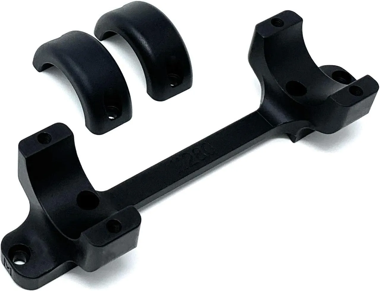 DNZ Game Reaper: Ruger American - Short Action - Medium Mount (Black, 1 inch, 11280)