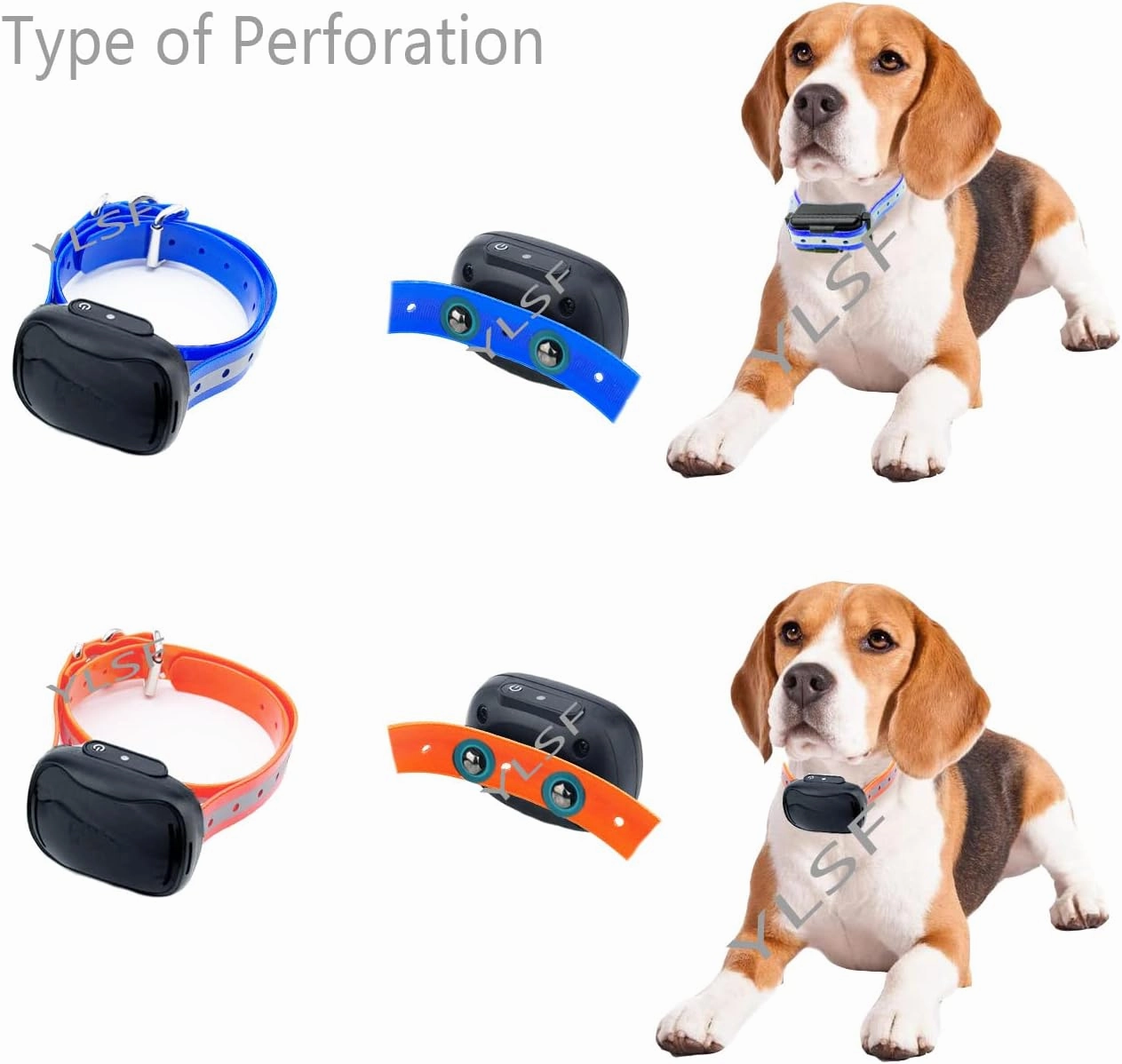Dog Collar Strap for Most of Electronic Training Shock Collar Receivers-Adjustable Durable Waterproof Odorless 3/4 Inch Collar Replacement for Barking Fence-Pet TPU Collar Strap