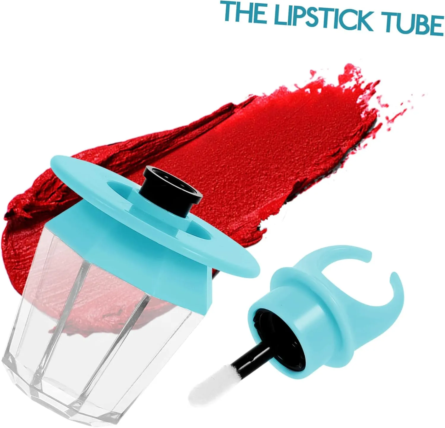 DOITOOL 12pcs Lip Gloss Tube Mini Lipsticks Lip Gloss Empty Tube Lip Gloss Containers Printable Ring